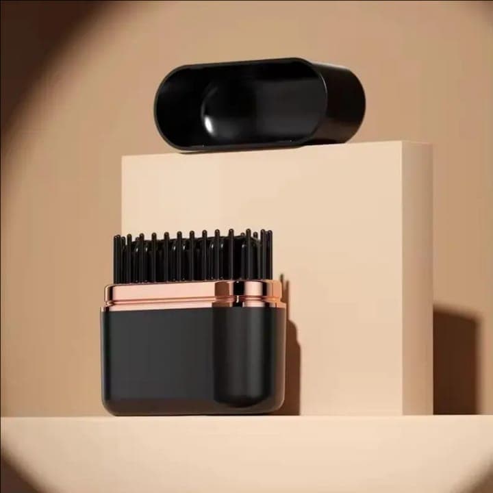 Cordless Negative Ion Hair Straightener Brush | USB Rechargeable | Travel Friendly - View 2